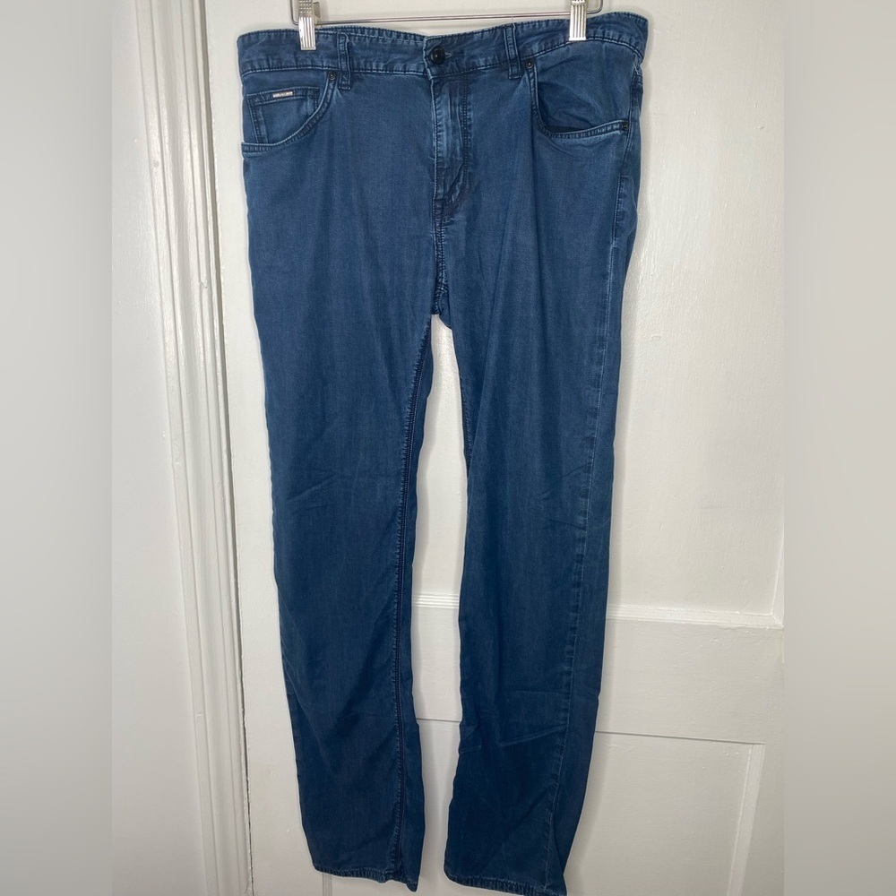 Hugo Boss Blue Stretch Straight Pr-e MaineJeans Classic Style